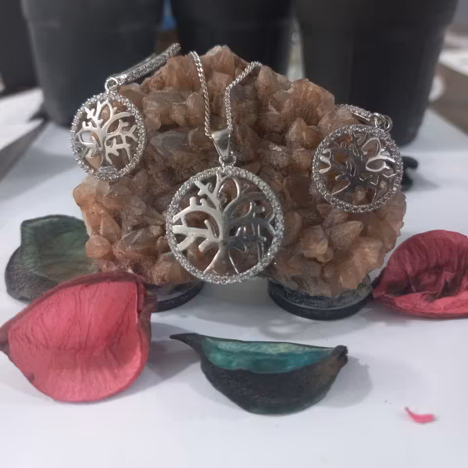 نیم ست نقره زیبا