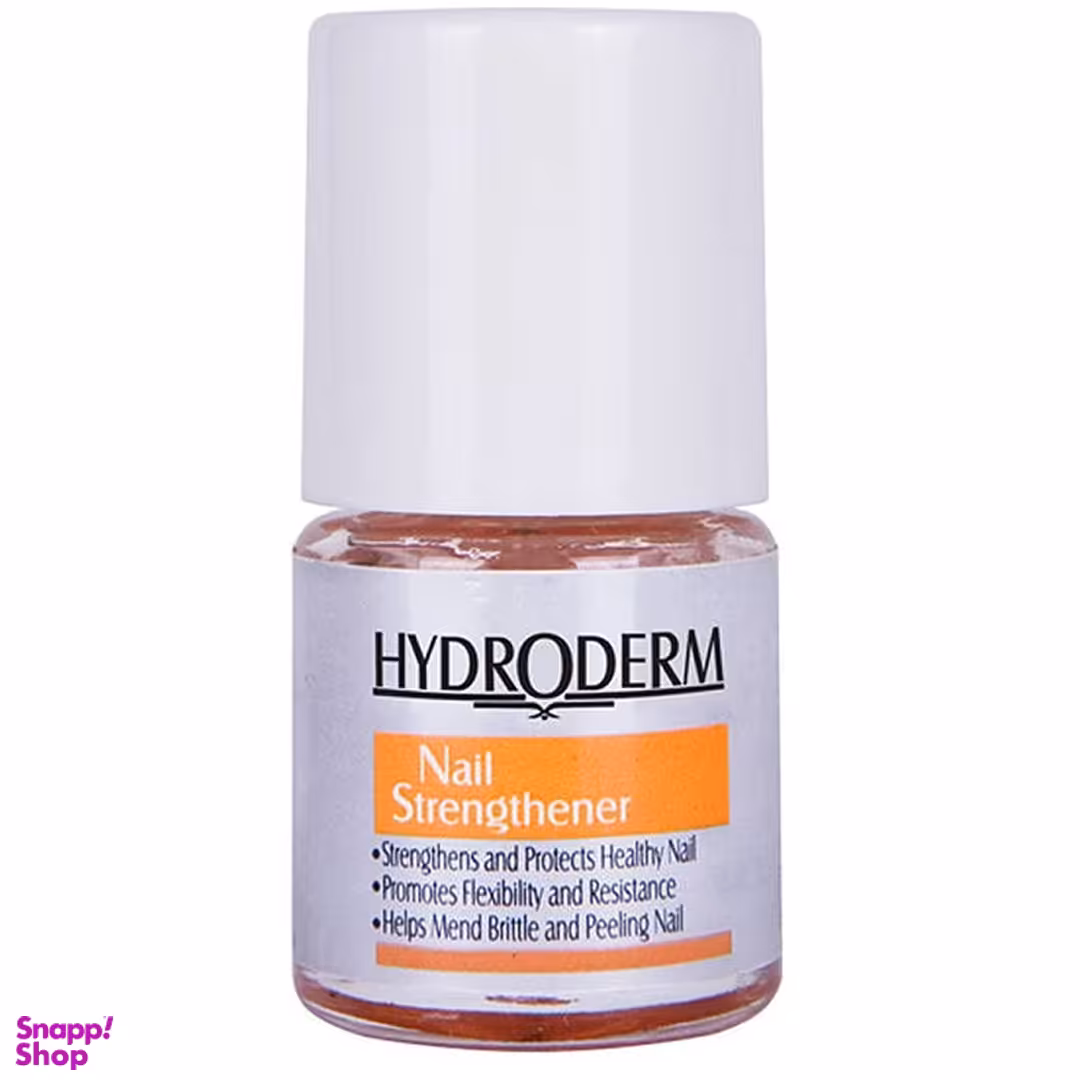 محلول استحکام بخش ناخن هیدرودرم مدل Nail Strengthener حجم 8 میلی‌ لیتر