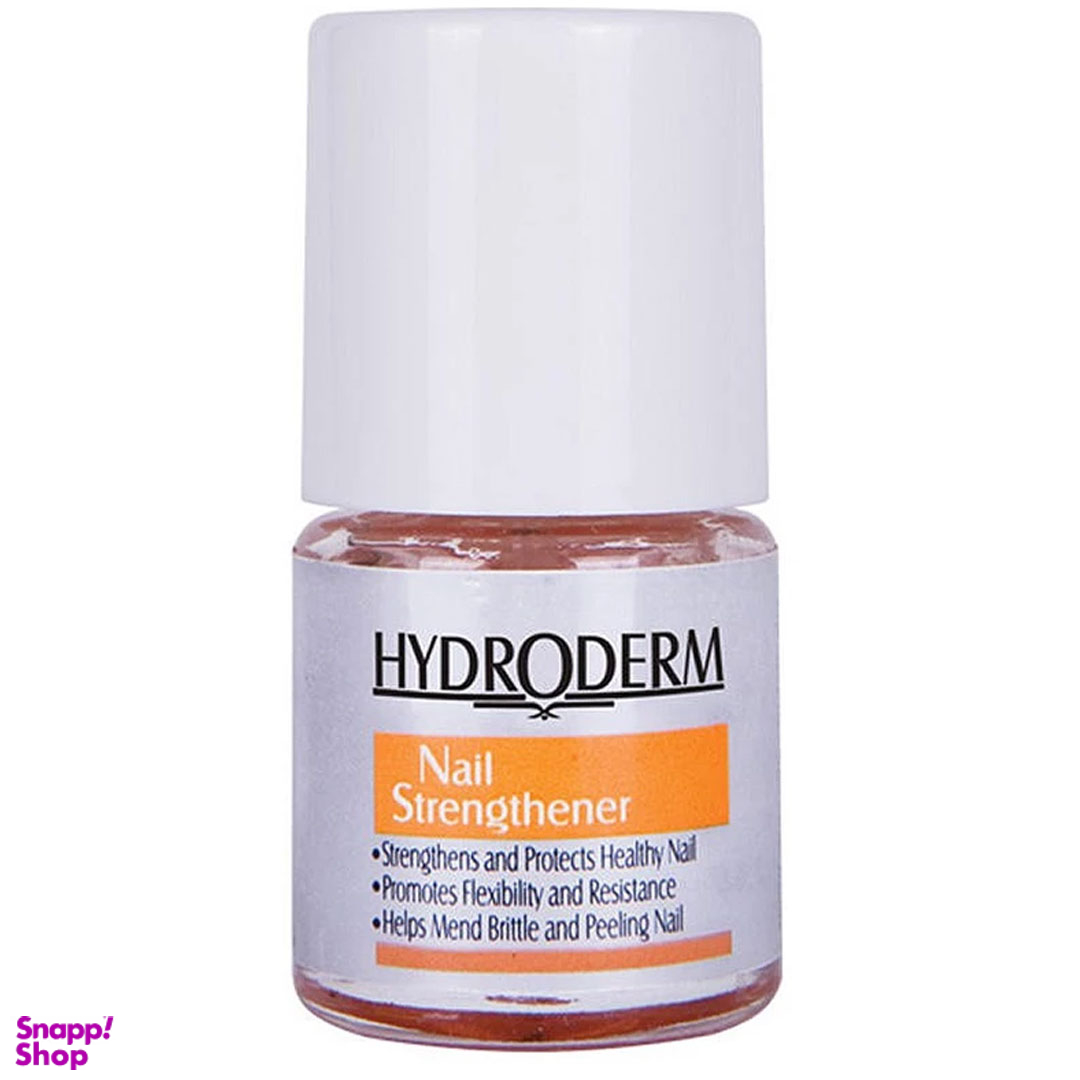 محلول استحکام بخش ناخن هیدرودرم مدل Nail Strengthener حجم 8 میلی لیتر