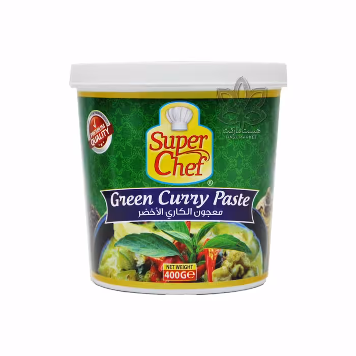 رب کاری سبز ( کاری پیست ) 400 گرم سوپر شف - super chef