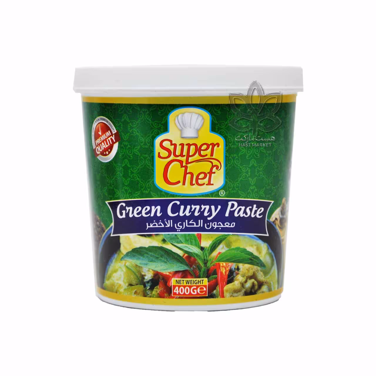 رب کاری سبز ( کاری پیست ) 400 گرم سوپر شف - super chef