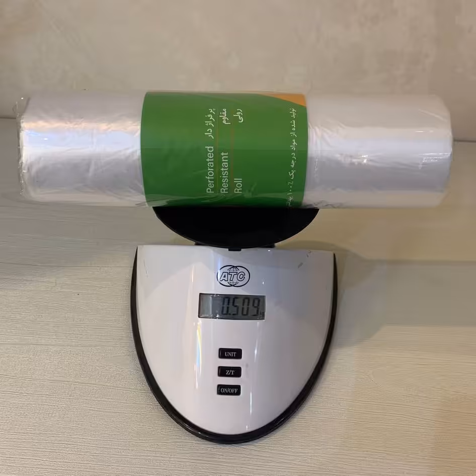 کیسه فریزر رولی 500 گرمی پرفراژ دار