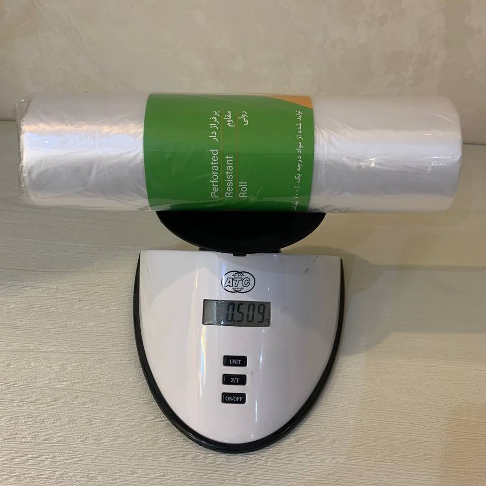 کیسه فریزر رولی 500 گرمی پرفراژ دار