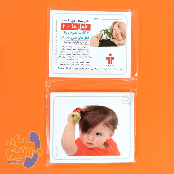 کارتهای دیدآموز فعل ها  افعال دو 2 (فلش کارت)