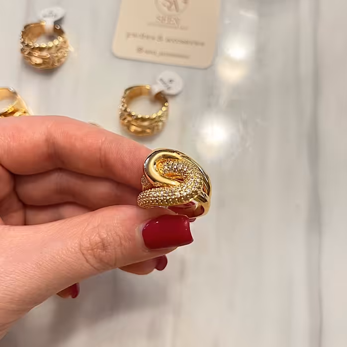 انگشتر طلایی پرکار پورتوفینو