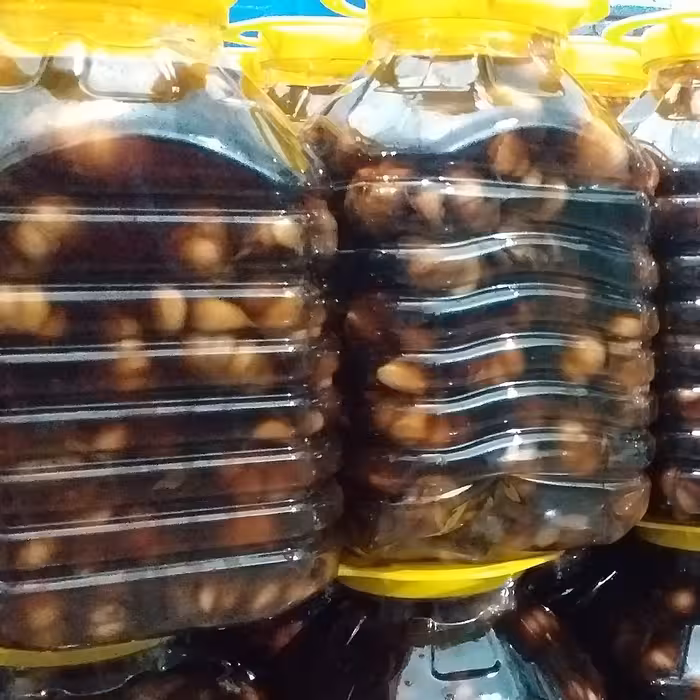 سیر ترشی کاراملی پخته