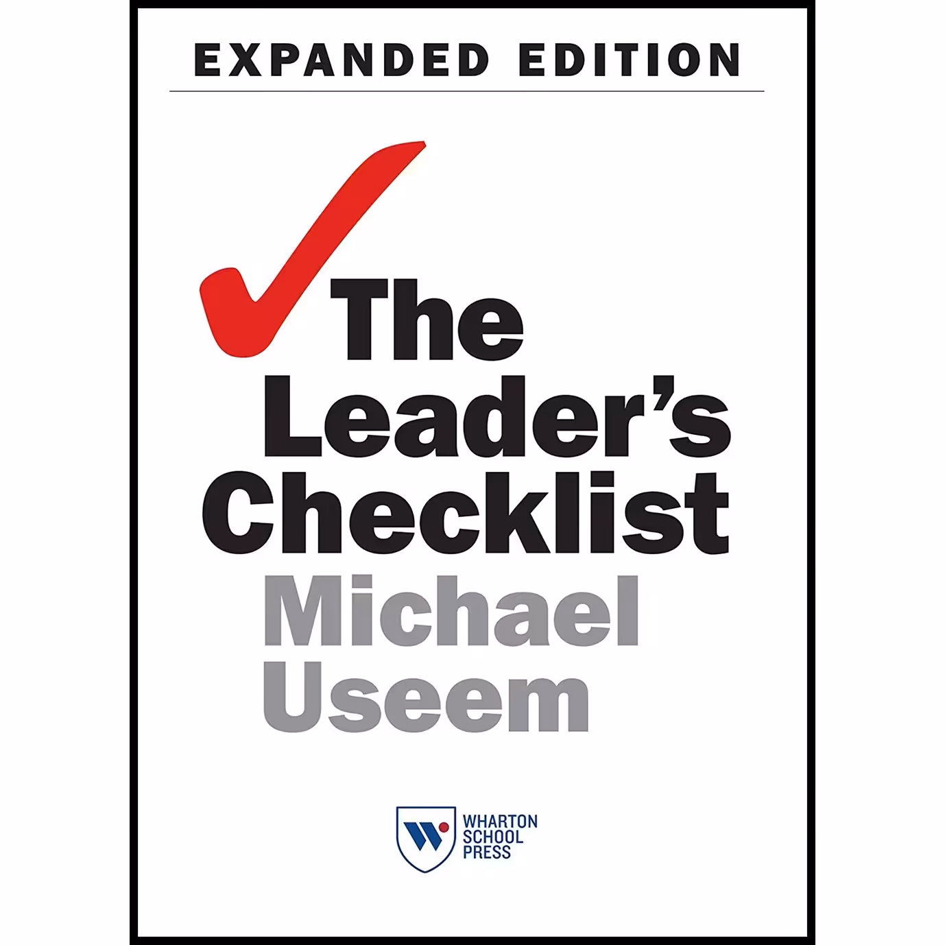 کتاب زبان اصلی The Leaders Checklist Expanded Edition اثر Michael Useem