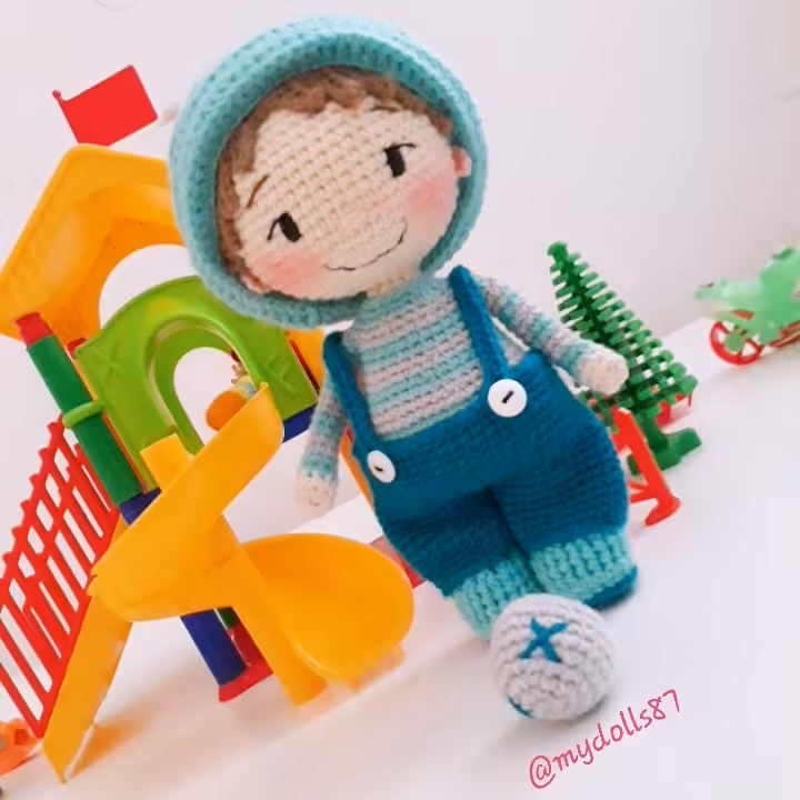 عروسک بافتنی پسر کوچولو