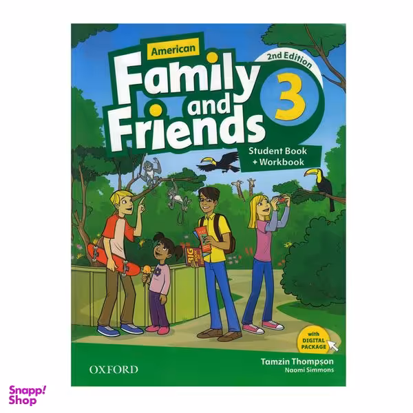 کتاب American Family And Friends 3 اثر Tamzin Thompson And Noami Simmons انتشارات Oxford