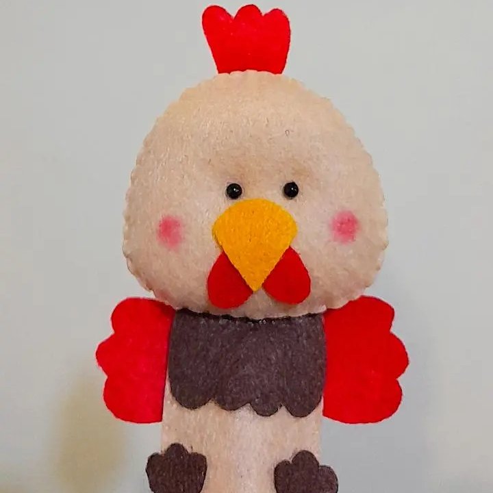 عروسک انگشتی خروس