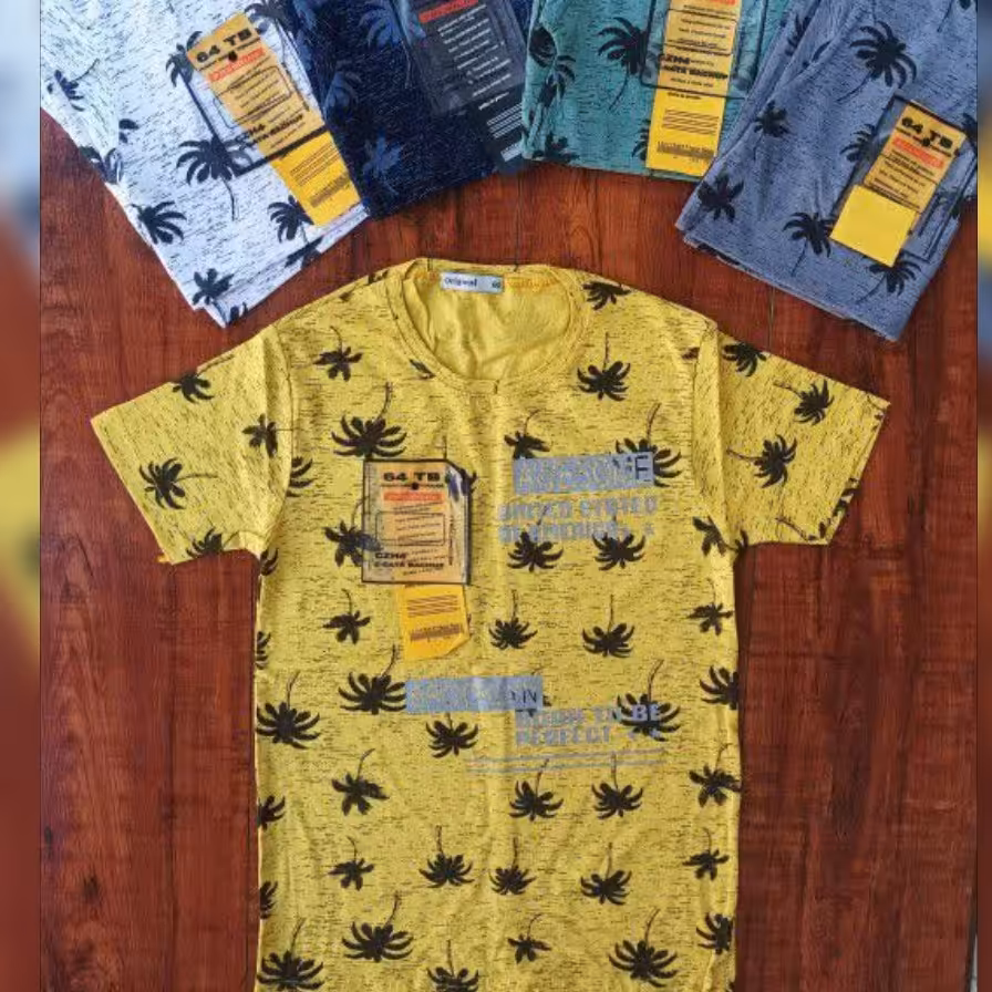 تیشرت پسرانه سایز 60و65 رنگبندی جنس پنبه کد100