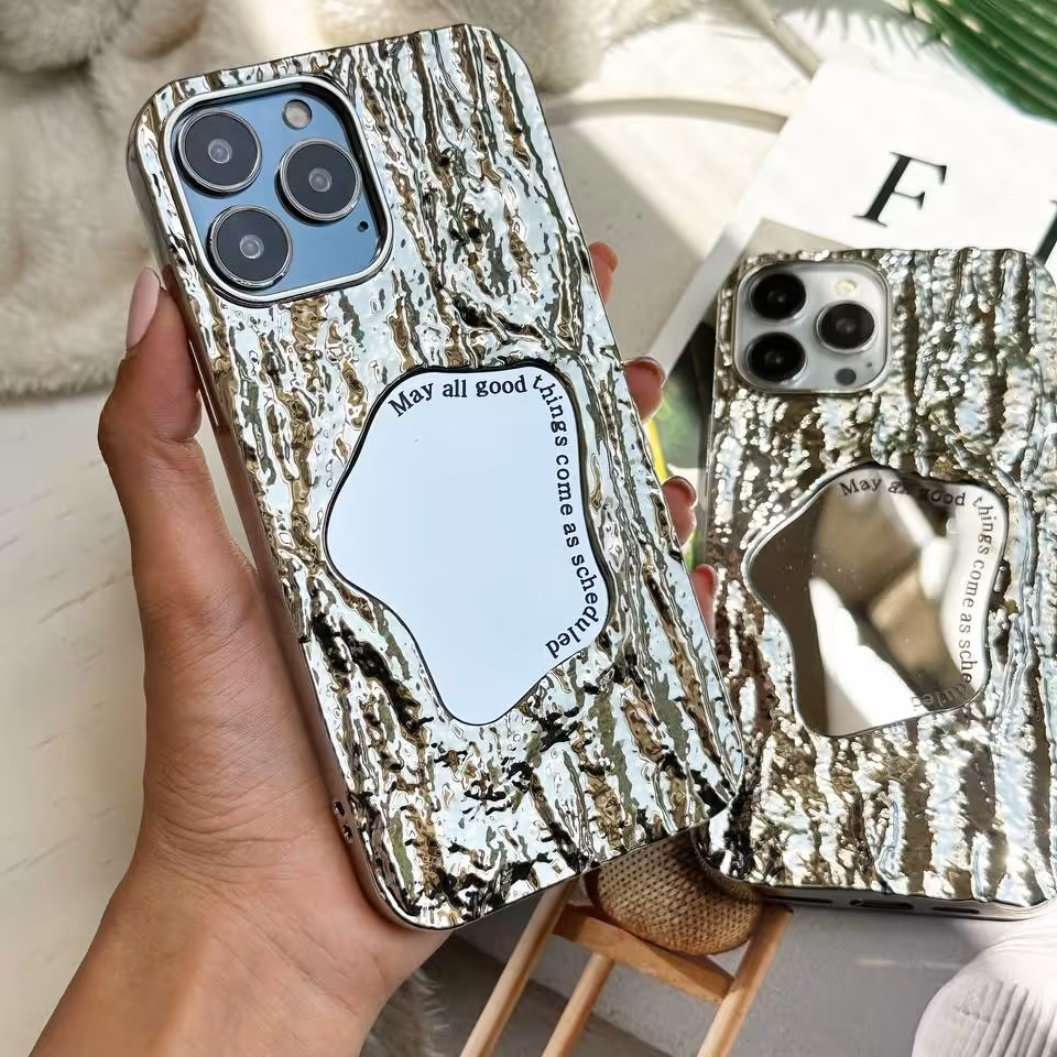 قاب گوشی موبایل آیفون مدل کرومی آینه دار