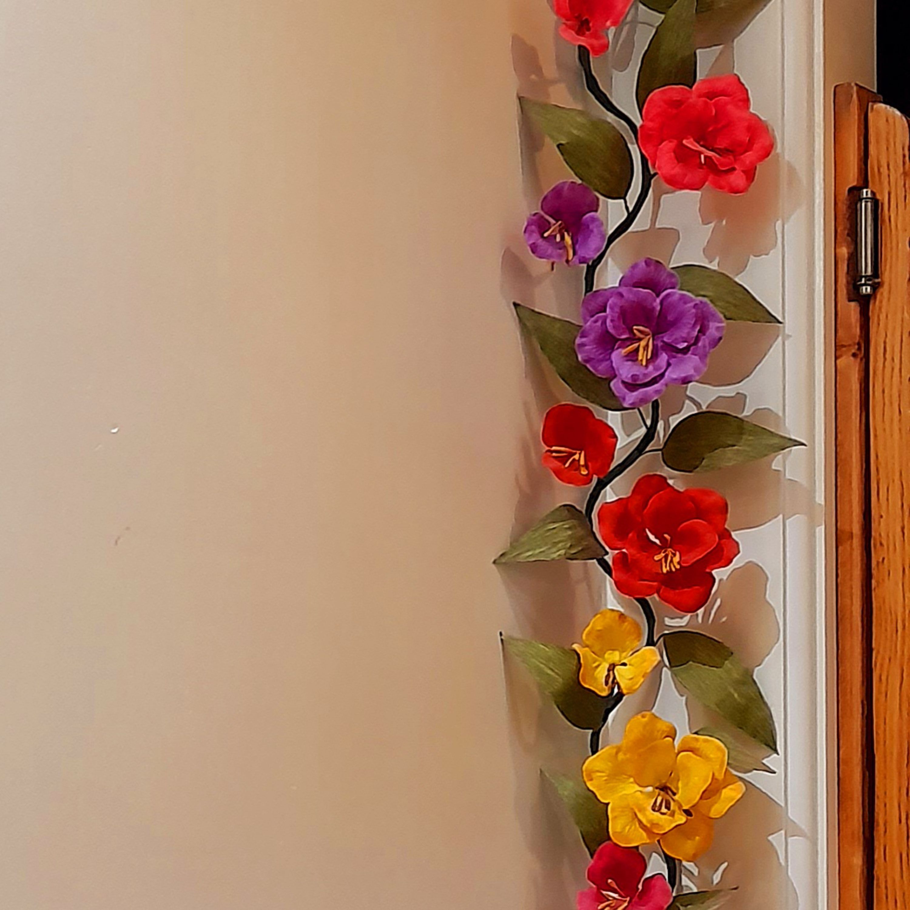 ریسه پیچ گل لمسی