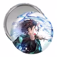 آینه جیبی خندالو مدل کامادو تانجیرو انیمه شیطان کش کد 11482