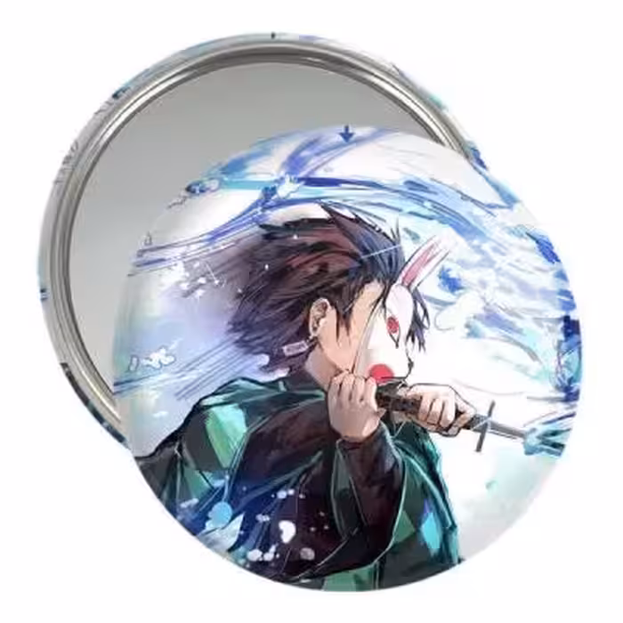 آینه جیبی خندالو مدل کامادو تانجیرو انیمه شیطان کش کد 11482