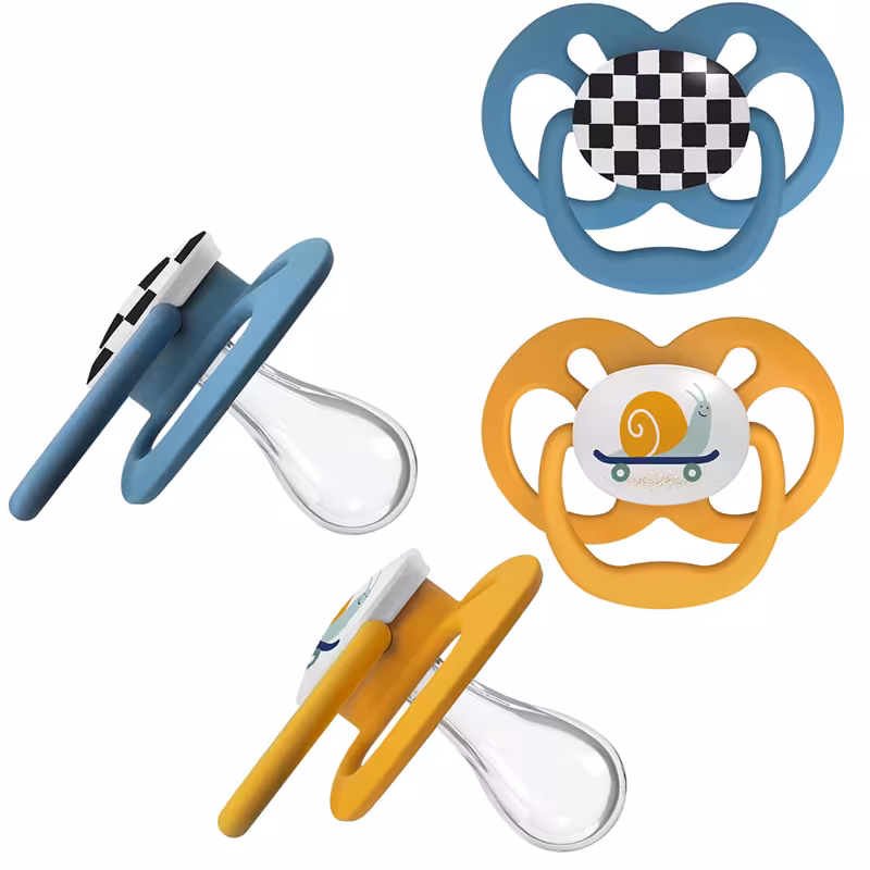 پستانک بادامی دو عددی 6 تا 18 ماه طرح حلزون دکتر براون Dr Brown’s