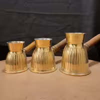 قهوه جوش ش برنزی خطی