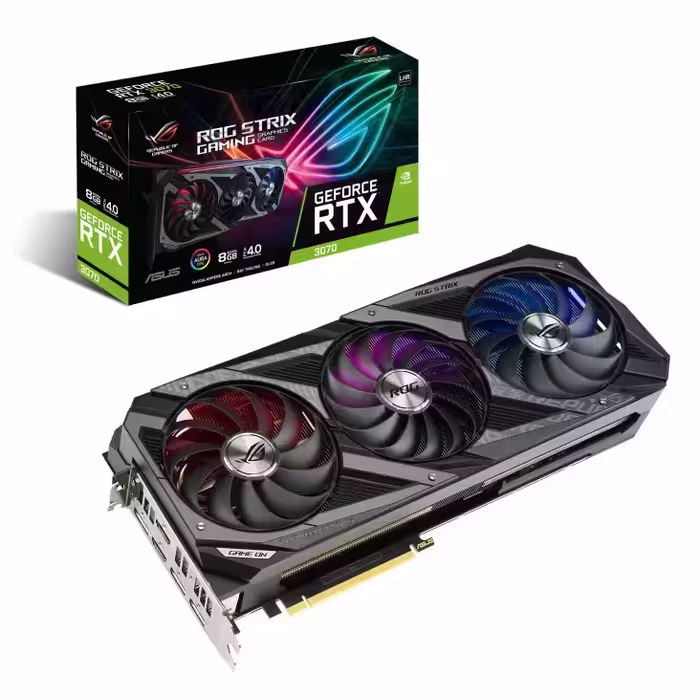 کارت گرافیک  ایسوس مدل ROG-STRIX-RTX3070-O8G-V2-GAMING حافظه 8 گیگابایت