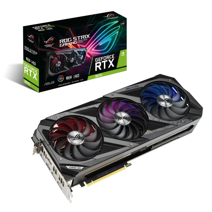 کارت گرافیک ایسوس مدل ROG-STRIX-RTX3070-O8G-V2-GAMING حافظه 8 گیگابایت