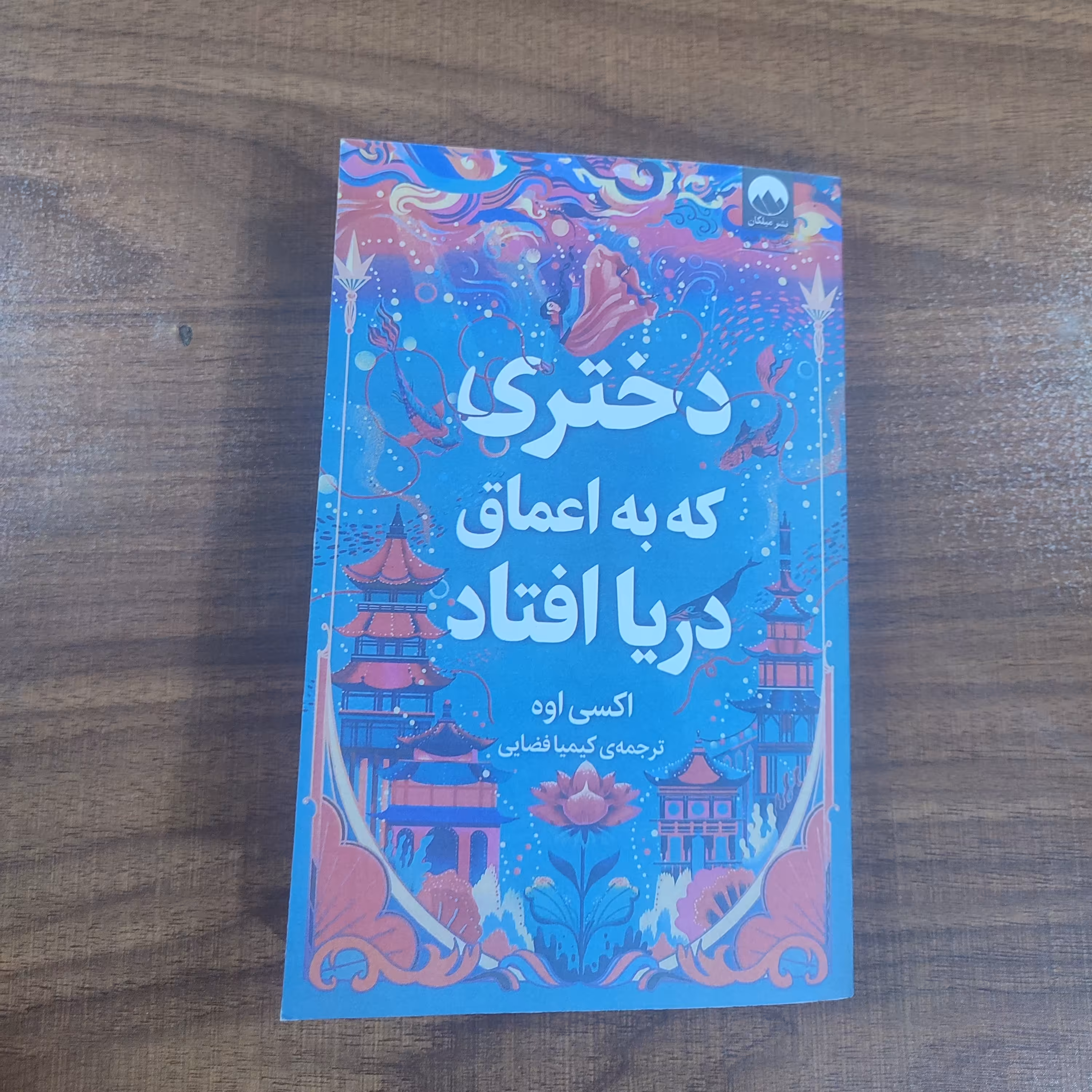 کتاب دختری که به اعماق دریا افتاد انتشارات نشر میلکان