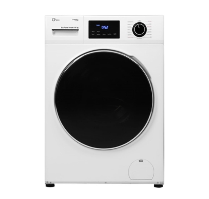 ماشین لباسشویی جی پلاس مدل K8340W ظرفیت 8 کیلوگرم