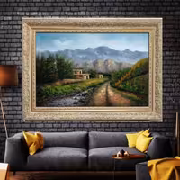 نقاشی رنگ روغن منظره اندازه 60 در 40 