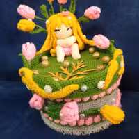 جعبه جواهرات بافتنی