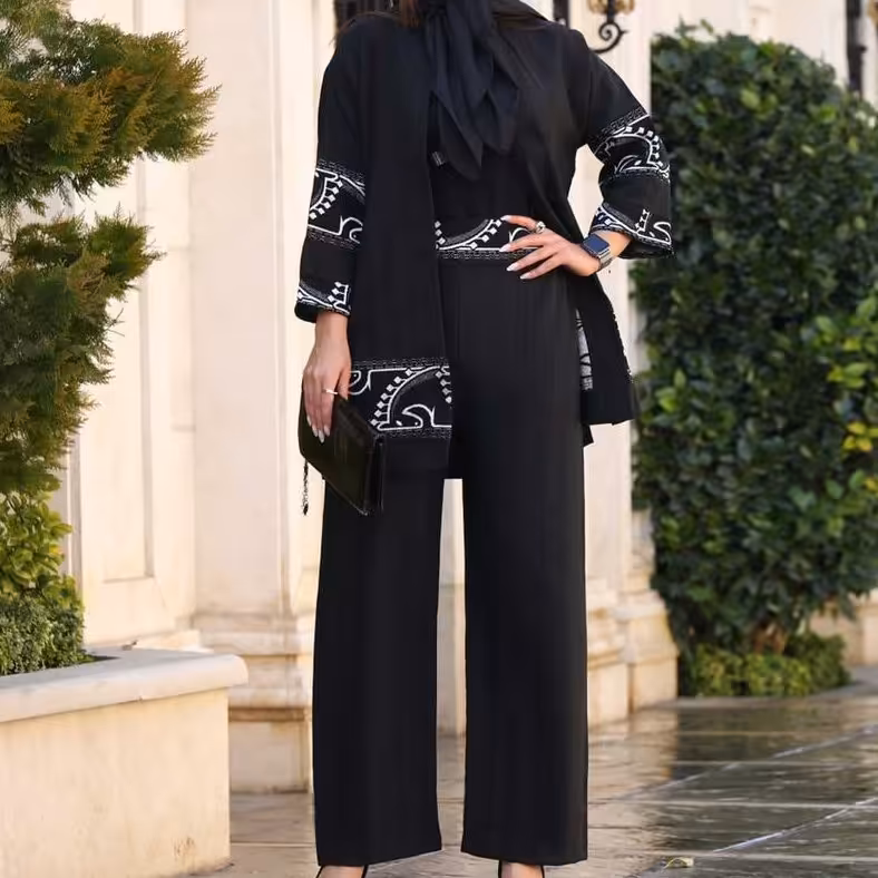 کت شلوار مجلسی مشکی مازراتی شیک