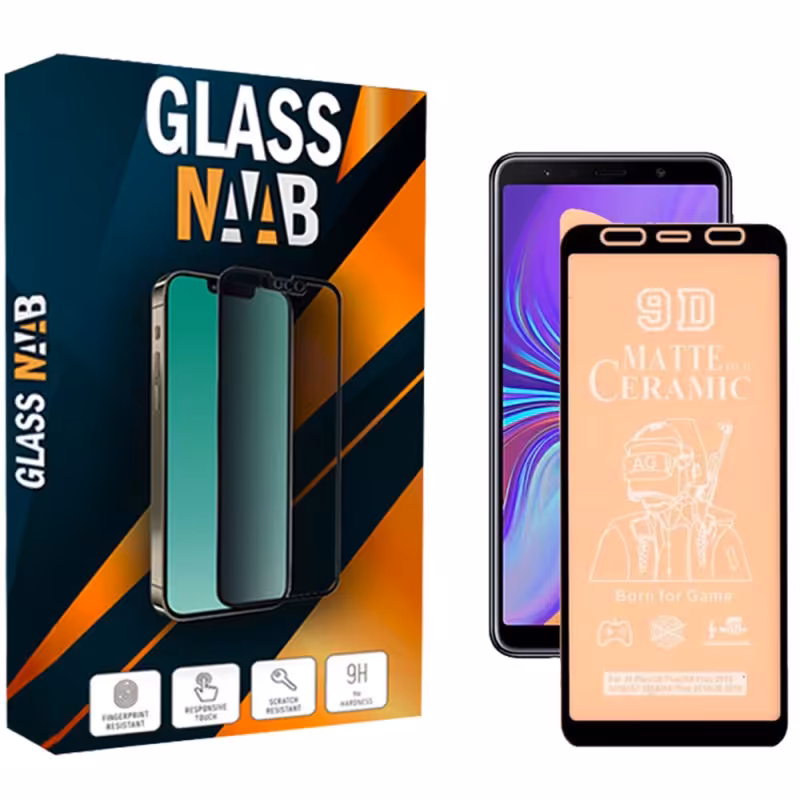 گلس مات سامسونگ samsung A6 Plus - J4 Plus - a7 2018 - a8 plus - j6 Plus - j8 محافظ صفحه نمایش j410 j415 j610 j810 a750