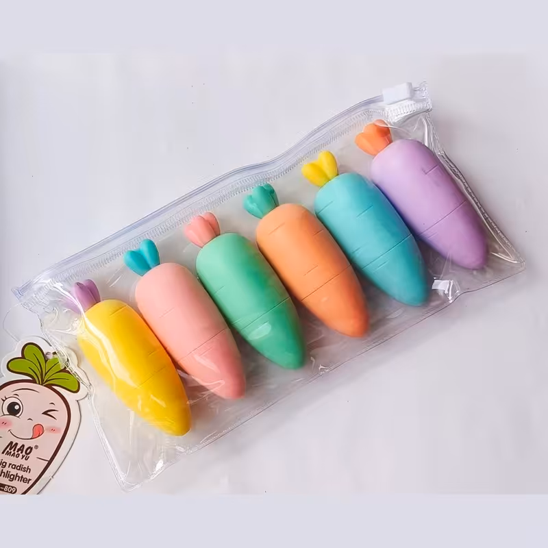 هایلایتر مینی طرح هویج رنگی کد P/188097/A