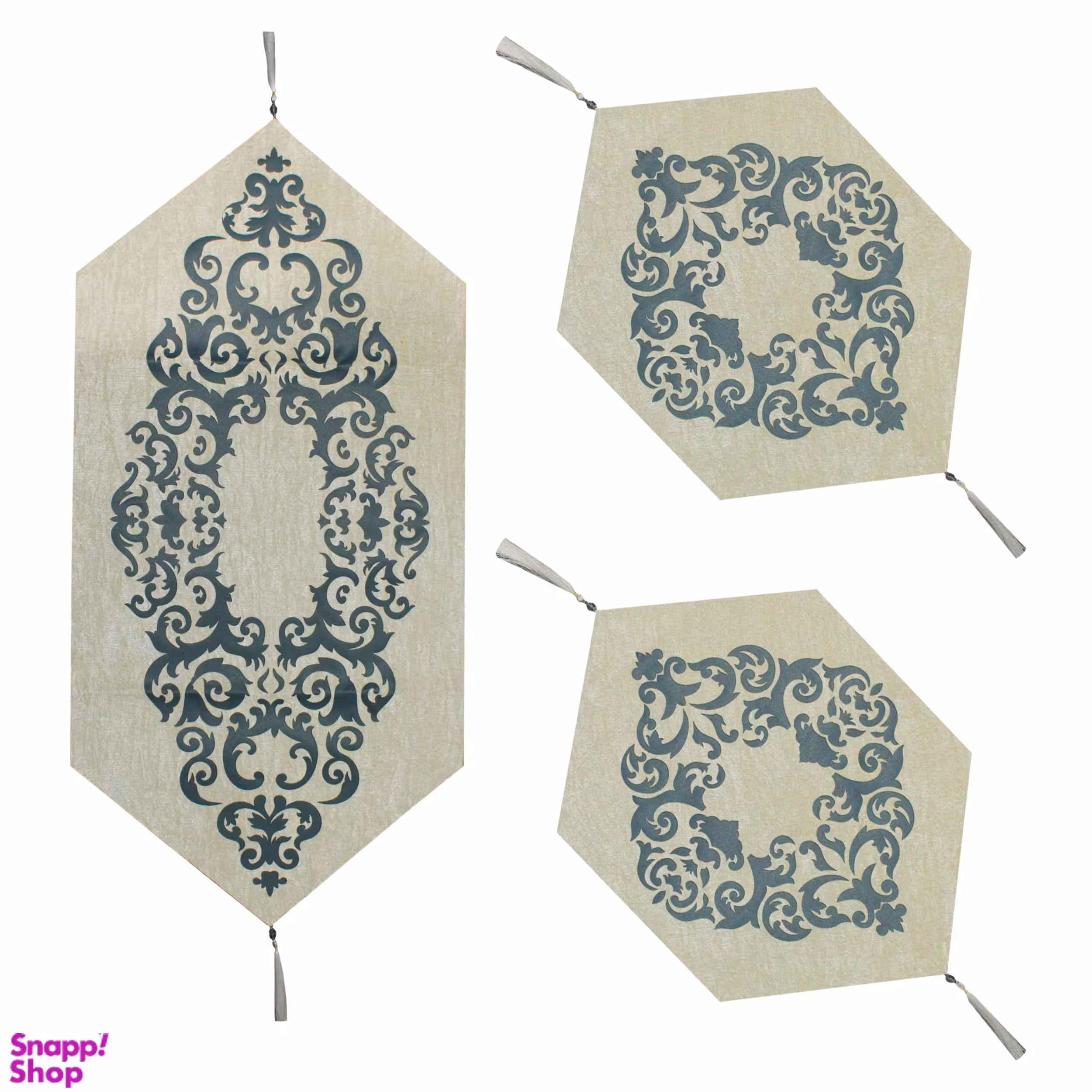 ست رومیزی 3 تکه مدل M-IMA_5861 سایز 87×42 سانتی متر