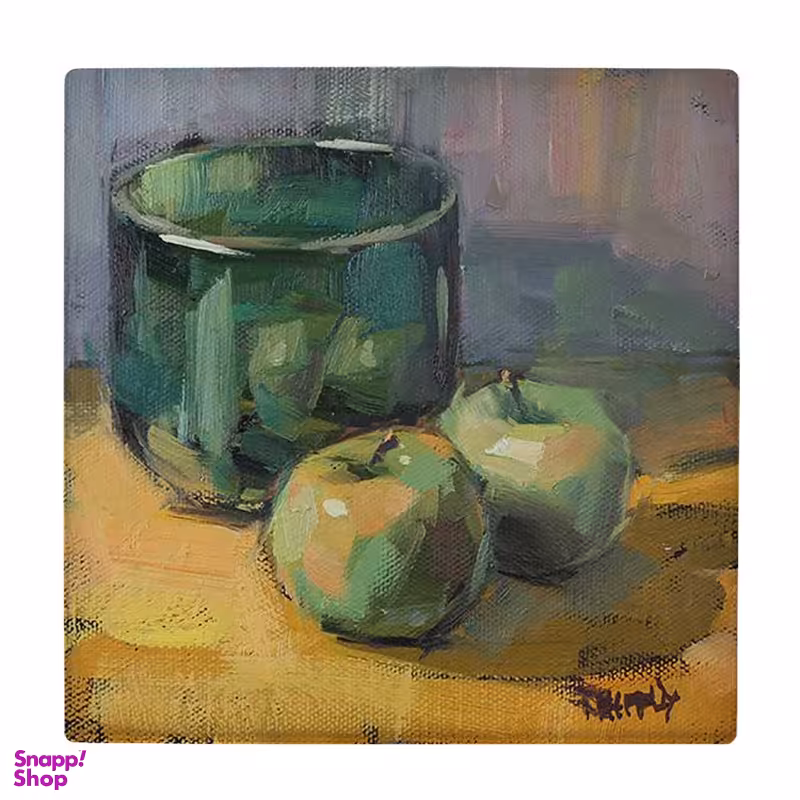 زیر لیوانی طرح نقاشی سیب ها کد 6085075_5052