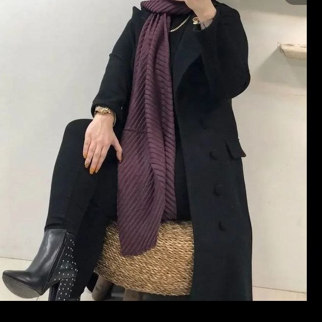 پالتو کتی مزونی بلند جنس کچه ضخیم