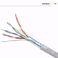 کابل شبکه لگراند Cat5e FTP روکش PVC حلقه 305 متری | شبکه ارغوان 021-41902