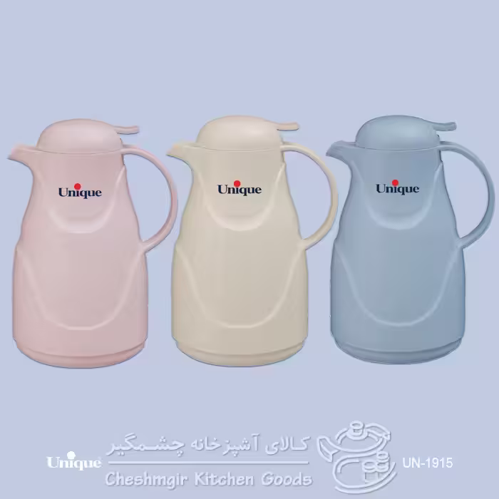 فلاسک 1 لیتری رنگی داخل شیشه یونیک کد UN_1915