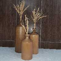 گلدان چوبی  استوانه ای گل گندم 