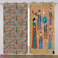 پرده رنس مدل C36-50005 سایز 270x140 سانتی متر