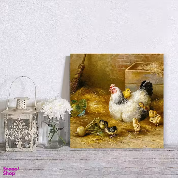 تابلو شاسی صبا طرح مدل مرغ و جوجه ها کد M230