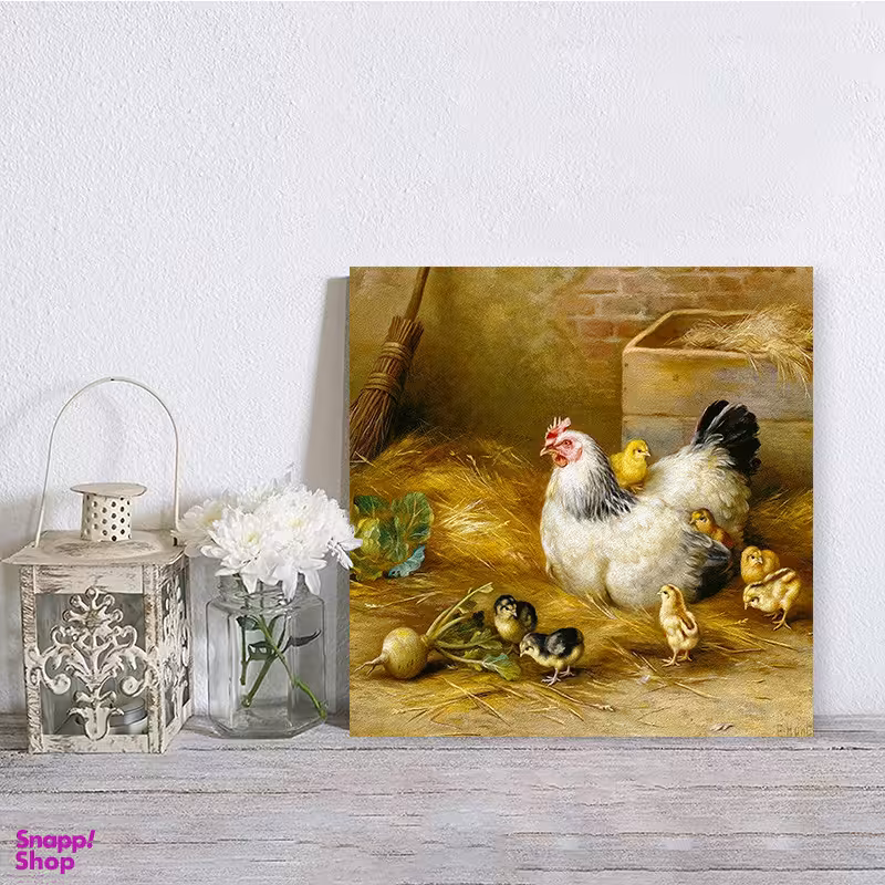 تابلو شاسی صبا طرح مدل مرغ و جوجه ها کد M230