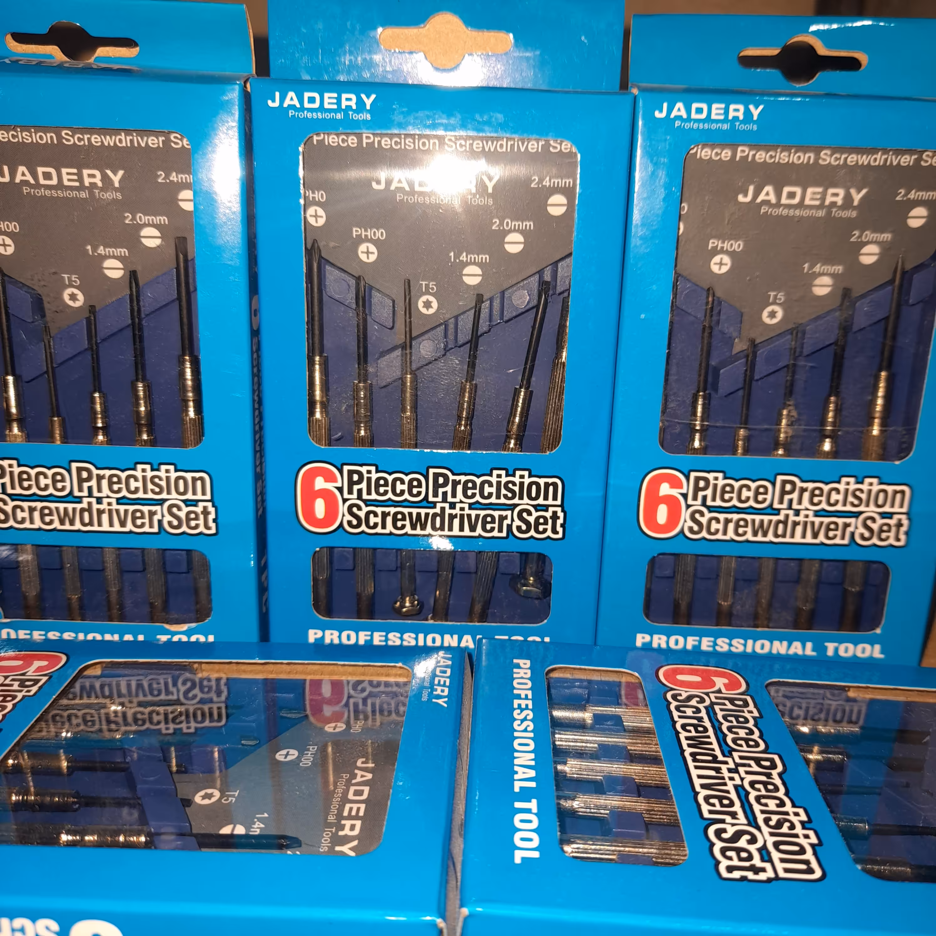 ست پیچ گوشتی ساعتی جادری تایوان  6 عددی کیفیت عالی