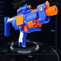 تفنگ تیر ابری اتومات رگباری ارسال رایگان باتری خور 