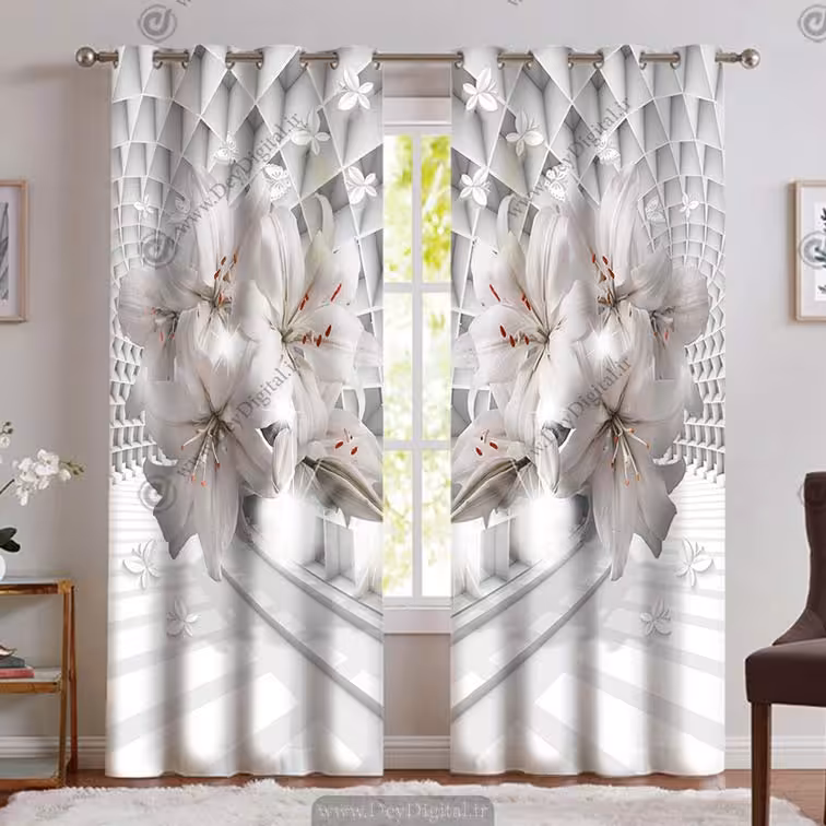 پرده سه بعدی مدرن PK-4613