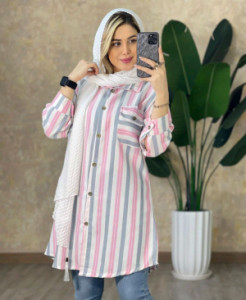 مانتو اسپرت زنانه نخی حنا مدل قبل ازسفارش موجودی سوال شود