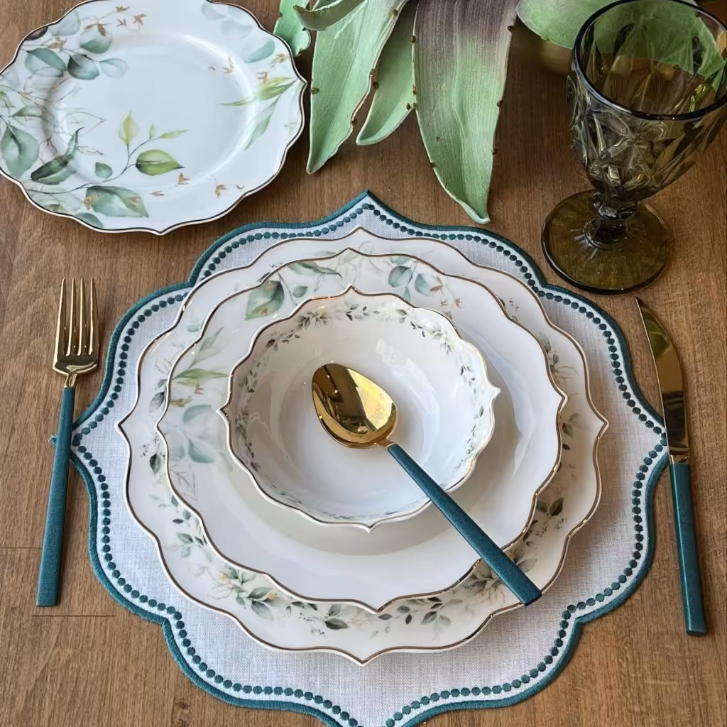 سرویس غذا خوری لبه دالبر محصول Paçi ترکیه