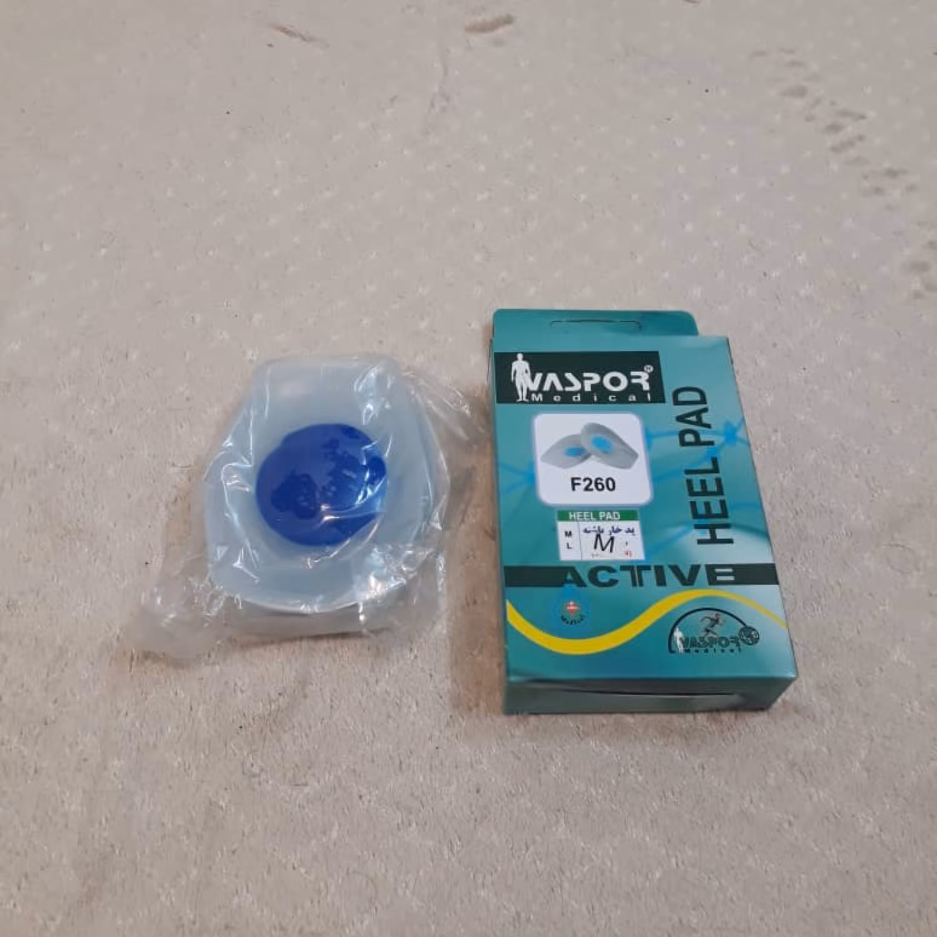 پد خارپاشنه سلیکونی (ژله ای)سایز (M-L)