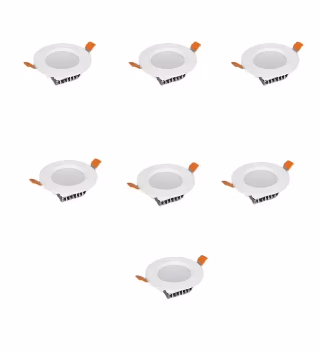 لامپ ال ای دی 7 وات پارس شعاع توس مدل سولاریس دایره ای بسته 7 عددی