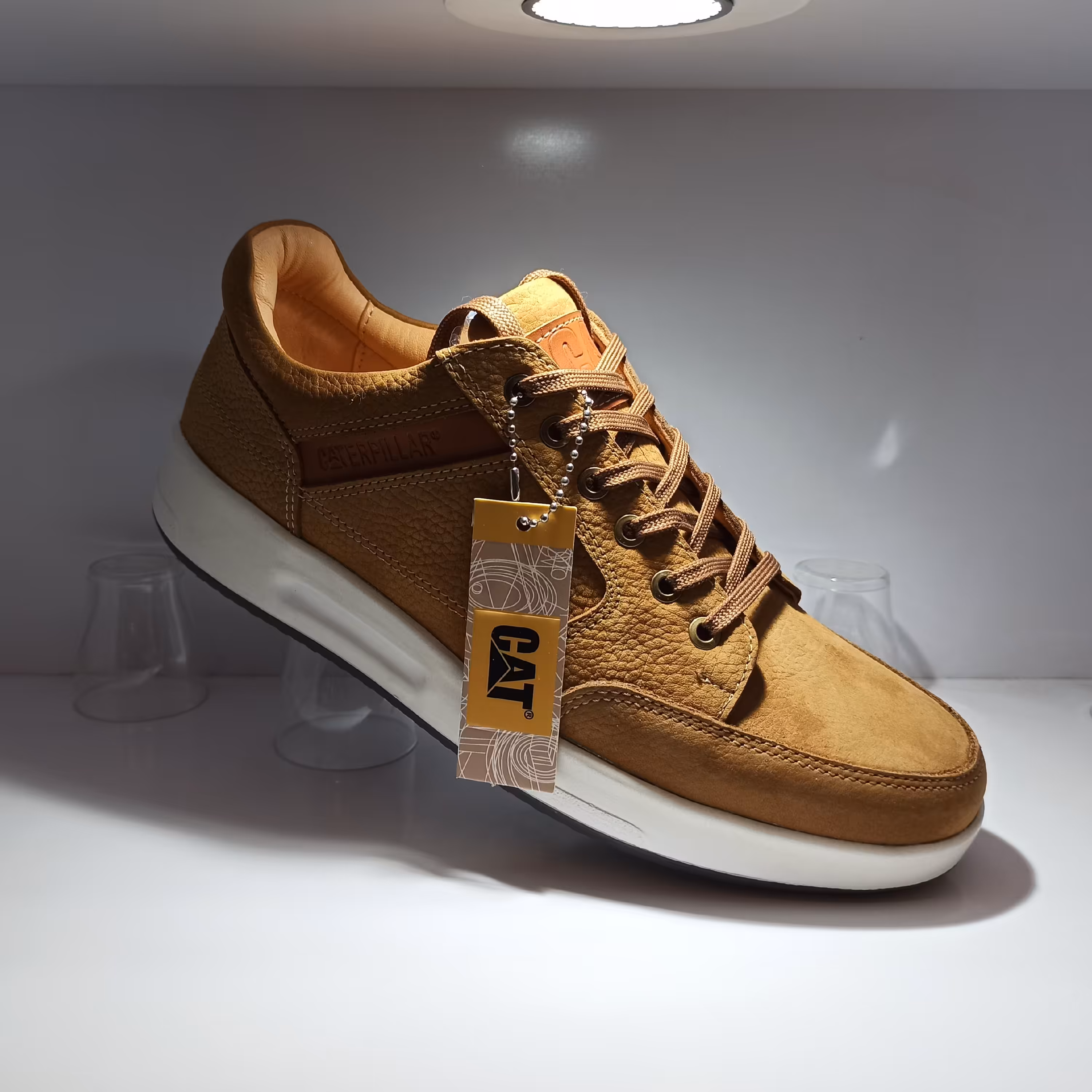 اسپرت بندی تمام چرم طبیعی درجه یک عسلی  