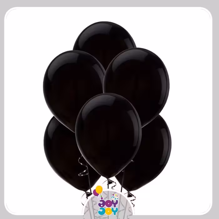 بادکنک مشکی - بادکنک لاتکس مشکی - 12 اینچ سایز معمولی بادکنک