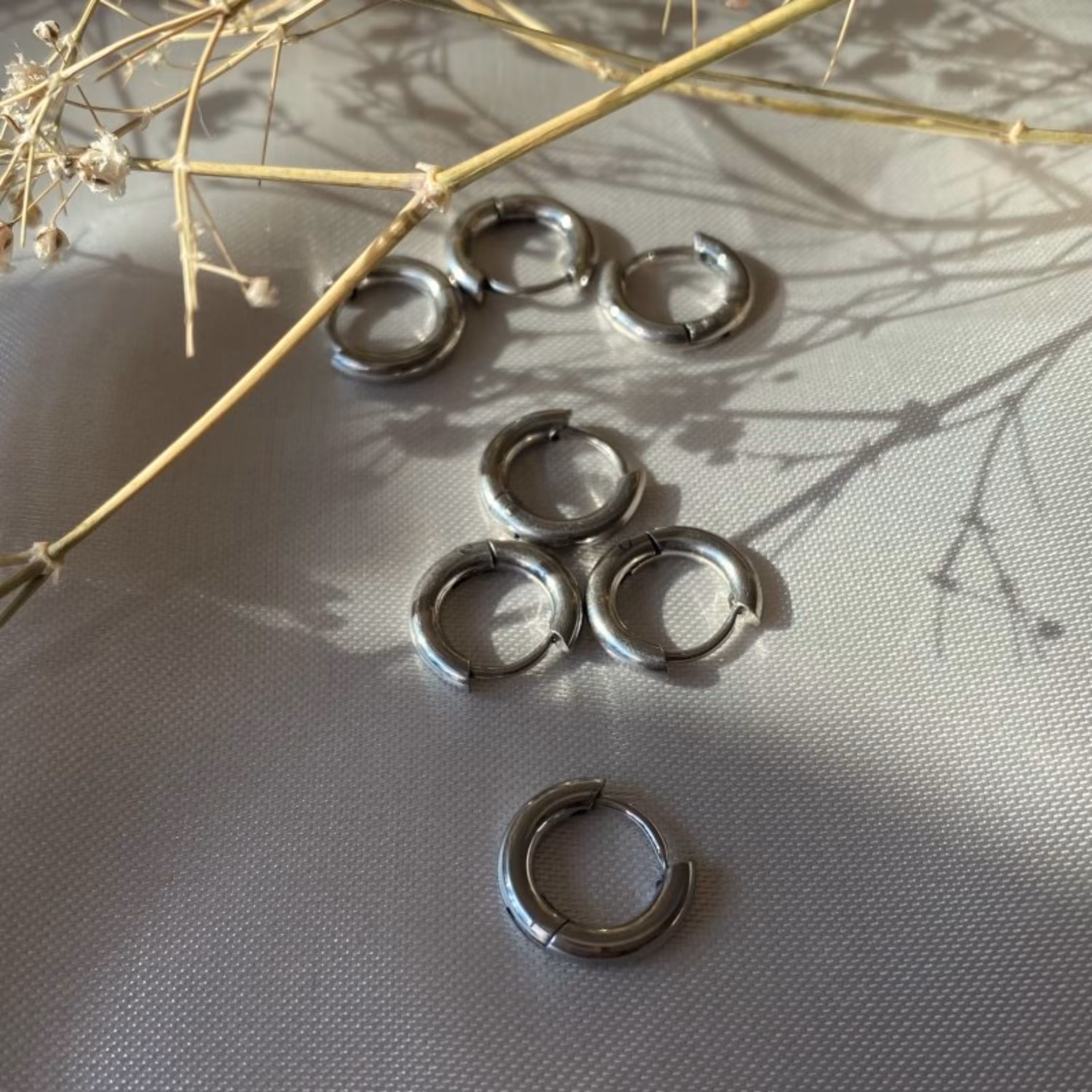 گوشواره حلقه ای ساده سایز کوچک