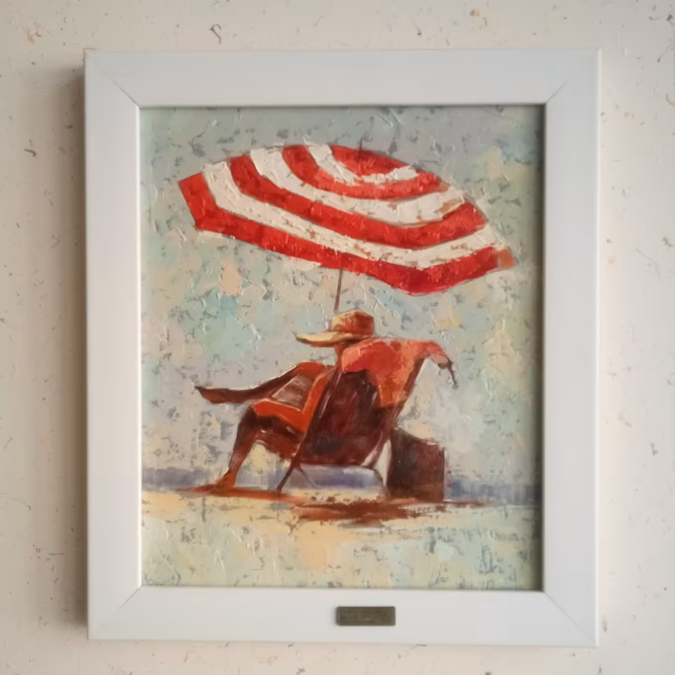 تابلو نقاشی در ساحل